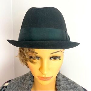 Vintage Sears Wool Fedora Hat  Form-Ease | Perfect Comfort Fit
